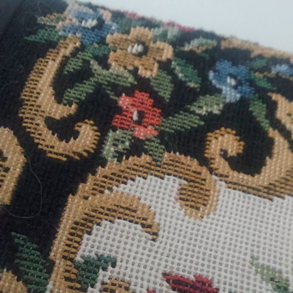 Vintage Walbaeg Tapestry Floral Chain Strap Evening Bag Purse Hong Kong - Picture 3 of 8